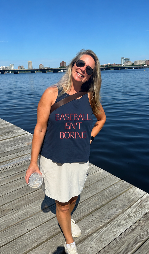 Women's Tank Top USA Baseball Isn't Boring